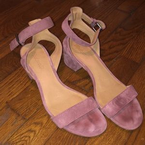 Madewell strappy pink sandals size 8
